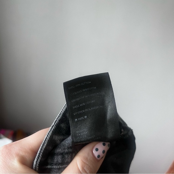 Free People We the Free Faded Black Denim Dakota Straight Leg Jean 26" - Picture 8 of 8